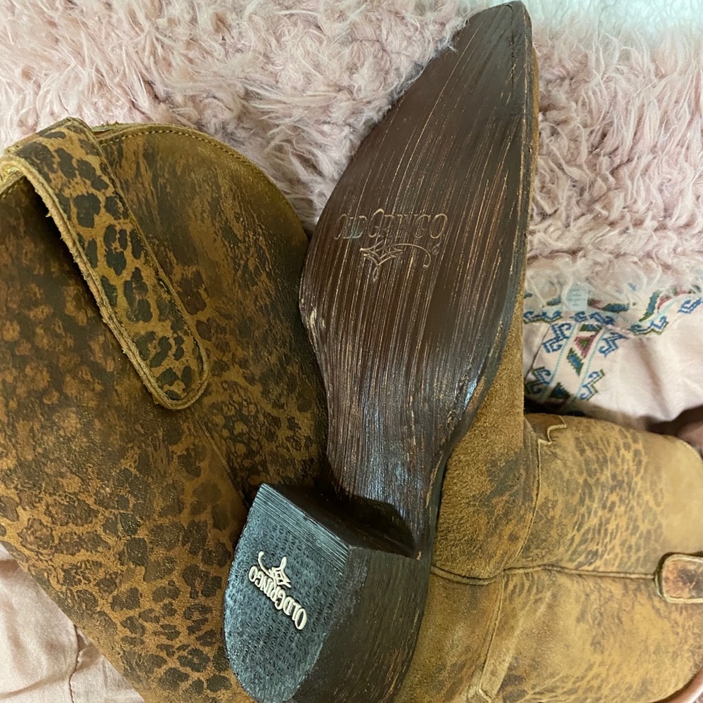 Old Gringo Leopardito tall boots NWOB - Picture 2 of 8